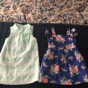 Janie and Jack Spring Easter Dresses size 3 3T